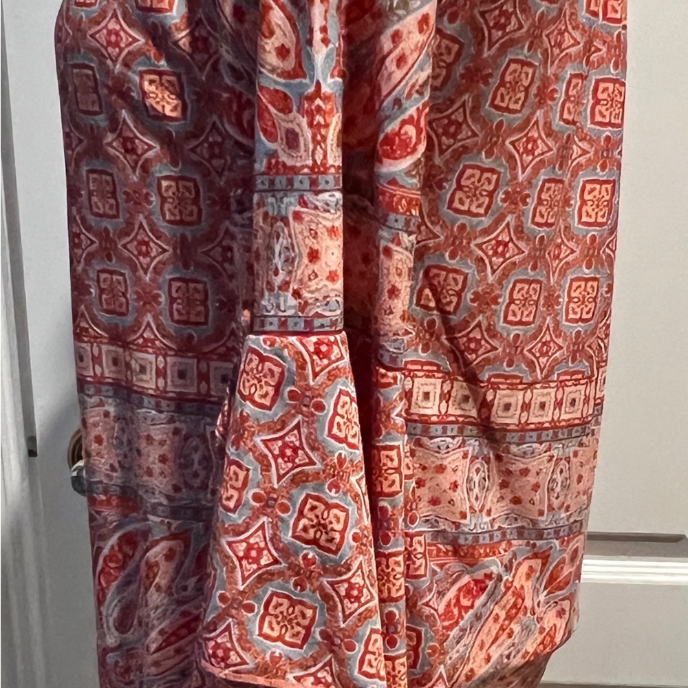 Lildy Tie Sleeve Long Tunic Romantic Floaty Top BOHO - Picture 2 of 7